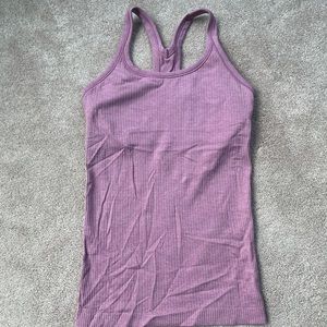 Lululemon ebb to street tank mauve size 4